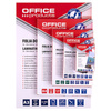 Folia do laminowania OFFICE PRODUCTS, A4, 2x80mikr., błyszcząca, 100szt., transparentna