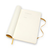 Notes MOLESKINE Classic edycja limitowana, miękka oprawa skórzana L, 13x21 cm, w linie, żółty