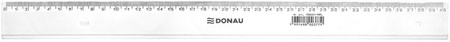 Linijka DONAU, 40cm, transparentna