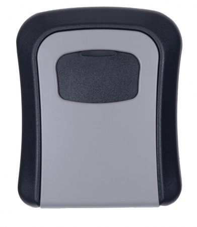 Skrytka na klucze DONAU TECH, 115x95x40 mm, czarno-srebrna