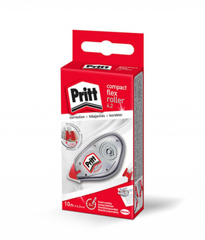 Korektor w taśmie PRITT COMPACT FLEX, myszka, 4,2mm x 10m, pudełko, zawieszka