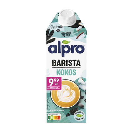 Napój roślinny ALPRO, kokosowo-sojowy, barista, 750ml