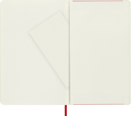 Notes MOLESKINE Classic L, 13x21cm, gładki, miękka oprawa, 192 strony, czerwony