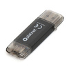 PLATINET PENDRIVE C-Depo 2IN1 USB-A 3.2 + USB-C 64GB BLACK [45604]