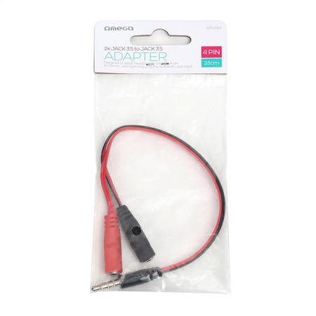 OMEGA JACK 2X 3.5 -  JACK 3.5 ADAPTER [45612]