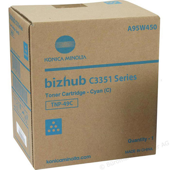 Toner  Konica  Minolta Bizhub C3351 TNP-49  CYAN