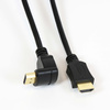 OMEGA HDMI KABEL CABLE GOLD ANGULAR 1.4 4K 3M BLACK [41853]