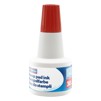Tusz do pieczątek DONAU, 30ml, czerwony