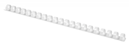 Grzbiety do bindowania OFFICE PRODUCTS, A4, 10mm (65 kartek), 100 szt., białe