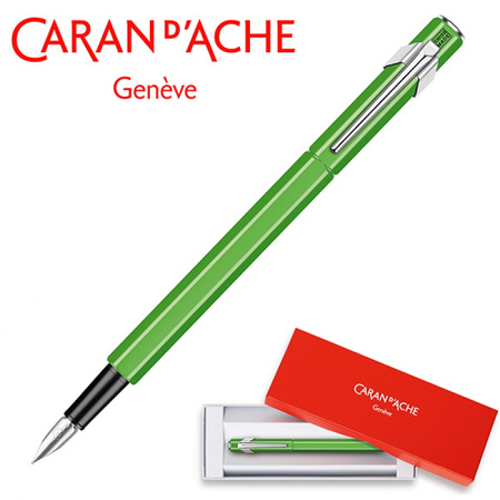 Pióro wieczne CARAN D'ACHE 849, F, niebieskie