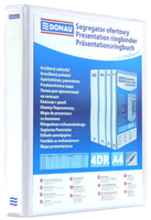 Segregator ofertowy DONAU, PP, A4/4RD/16, biały
