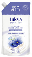 Kremowe mydło w płynie LUKSJA, len, zapas 400ml